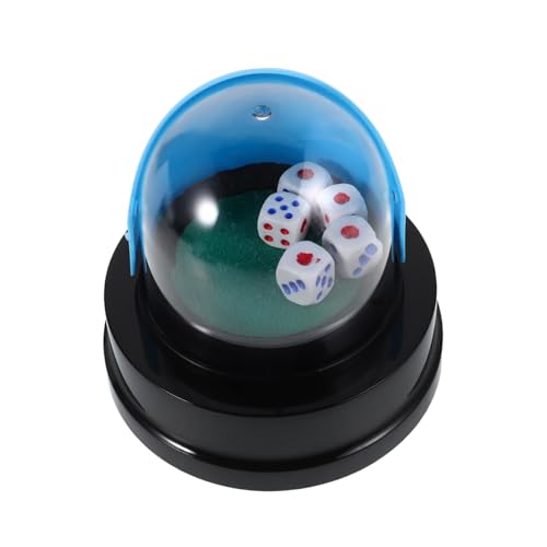 Supvox Shaker Roller Brettspiel Dice Cup Automatisch Zubehör Dice Automatic Cup Würfelbecher Schütteln Zubehör Für Partyspiele Fall Sky-Blue Plastik von Supvox