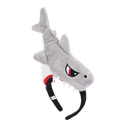 Supvox Shark Headband für Frauen Lustige Haarschmuck für Themenpartys Halloween und Weihnachtsfeiern Niedliches Kostümzubehör Kreative Foto Requisiten für Erwachsene von Supvox