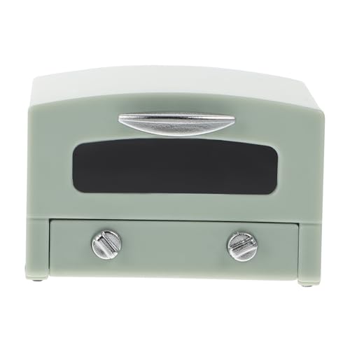 Supvox Shiwan Miniaturofen Küchenspielzeug Puppenhausofen Spielzeugküche Miniaturpuppenhausmöbel Puppenhauszubehör Spielzeugofen Ofen Puppenstubenmöbel Green Plastik von Supvox