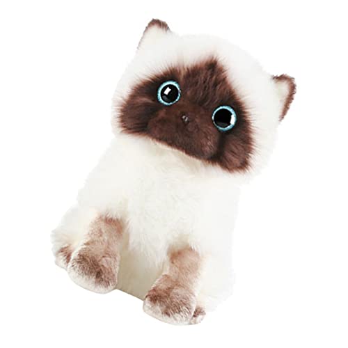 Supvox Siamesische Katzenpuppe Plüschtier Weiches Katzenspielzeug Aus Plüsch Simuliertes Katzenmodell Simulationstierpuppe Tierisches Plüschtier Schlafplüsch Spielzeugkatze Plüsch- von Supvox