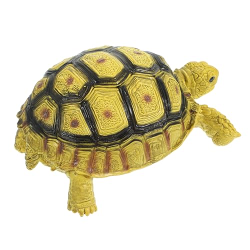 Supvox Simulation Schildkrötenmodell aus Robustem Kunststoff Realistisches Tierfiguren Dekor für Garten und Zimmer Wetterfest Leichtes Lebensechtes Landschildkröten Pädagogisches von Supvox
