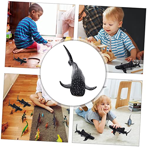 Supvox Simulation Walhai Figur Robustes Meerestier Modell für Pädagogisches Meeres lernspielzeug Umweltbewusstes Unterrichtshilfsmittel Geeignet als Partydeko und Sammelobjekt von Supvox