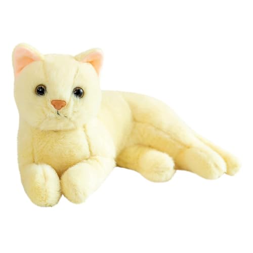 Supvox Simulationskatzen-plüschtier, Realistische Stofftierpuppe, Weiche Plüschkatze für Kinder, Heimdekoration, 11, 81 Zoll Supvox Simulationskatzen-plüschtier, Realistische Stofftierpuppe, Weiche Plüschkatze für Kinder, Heimdekoration, 11, 81 Zoll von Supvox