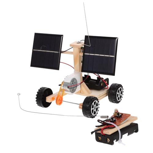 Supvox Solarbetriebener DIY Modellbau Kit Für Pädagogisches Auto Experimentierset Für Kleine Wissenschaftler Für Interaktive Lernerfahrungen Und Familienaktivitäten von Supvox