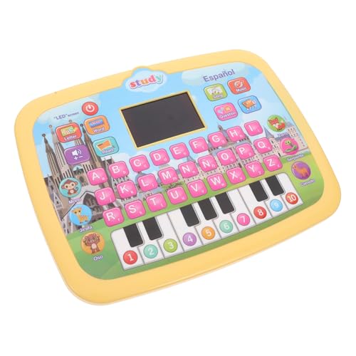 Supvox Spanisch Lernmaschine Musik Lernpad Lerntisch Spiellaptop Elektronischer Interaktiver Laptop Gelb Supvox Spanisch Lernmaschine Musik Lernpad Lerntisch Spiellaptop Elektronischer Interaktiver Laptop Gelb von Supvox