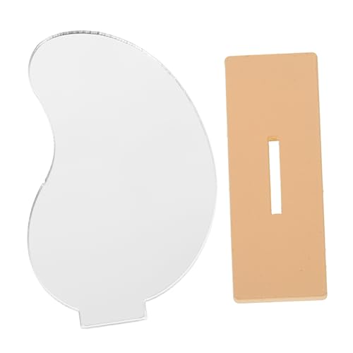 Supvox Spiegel für Puppenhaus Kleiner Schminktisch Dekoratives für Zubehör für DIY Projekte Kreative Spielstunden und Dekoration Supvox Spiegel für Puppenhaus Kleiner Schminktisch Dekoratives für Zubehör für DIY Projekte Kreative Spielstunden und Dekoration von Supvox