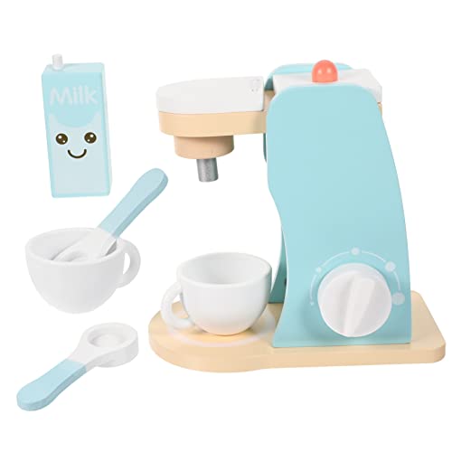 Supvox Spielhaus Für Kleinkinder Kleinkind Für Mädchen Kinderspielzeug Kaffee Spielspielzeug Spielzubehör Interaktives Rollenspiel Kleinkind Kaffeemaschinen Aus Holz von Supvox