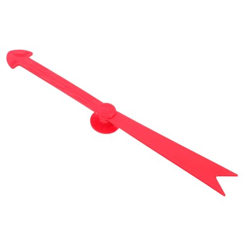 Supvox Spielpfeil für interaktives pädagogisches lernspiel Lernspielzeug Spinning für das Spiel Mathe-Spiele DIY Toy Project Plastik rot von Supvox