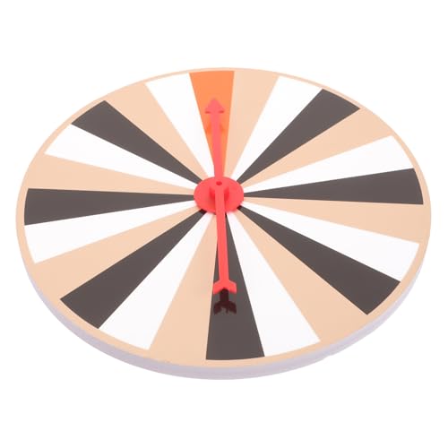 Supvox Spielrad zum Drehen Rotes Zeiger DIY Preisrad Zufallsrad für Party Karneval Lernspiel für Familienfeiern und Bildungszwecke von Supvox