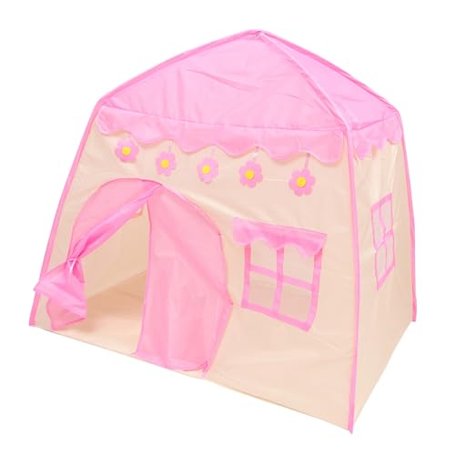 Supvox Spielzelt Faltbar mit Blumenmuster Atmungsaktives Indoor Zelt für Mädchen Einfacher Aufbau ohne Werkzeug Geräumiges Prinzessin Schloss Spielhaus für Drinnen und Draußen Supvox Spielzelt Faltbar mit Blumenmuster Atmungsaktives Indoor Zelt für Mädchen Einfacher Aufbau ohne Werkzeug Geräumiges Prinzessin Schloss Spielhaus für Drinnen und Draußen von Supvox