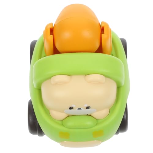 Supvox Spielzeugauto mit Reibung Kleinkindwagenspielzeug Trägheitsautos für Trägheitsfahrzeuge Fahrzeug Autospielzeug Cartoon-Auto Auto Plastik Grün von Supvox