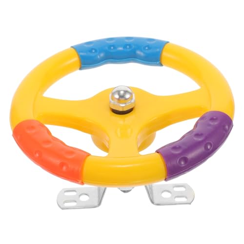 Supvox Spielzeugwippe Radspielzeug Kleinkinder Für Simuliertes Fahrzeug Spielplatz-lenkrad Kinderautos Kinderlenkrad Lenkung Puppenwagen Autozubehör Metall von Supvox