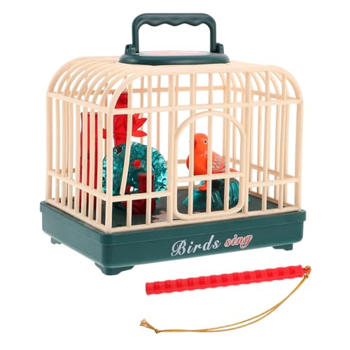 Supvox Novelty Sound Activated Bird Cage Toy Mit Realistischen Geräuschen Und Interaktives Batteriebetriebenes Spielzeug Für Mädchen Im Freien Fördert Die Naturverbundenheit Und Spiel von Supvox