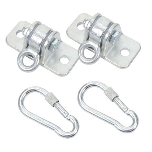 Supvox Stabiler Schaukelhaken mit Sicherheitsschnallen Rostbeständig Einfache Montage Geeignet für Indoor und Outdoor Schaukelaufhänger Robustes Swing Hanging Kit für Spielplatz und von Supvox