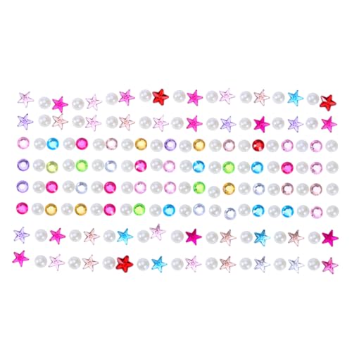 Supvox Stirn -Patch -Set mehrfarbiger Strass-Aufkleber Kristallaufkleber Supvox Stirn -Patch -Set mehrfarbiger Strass-Aufkleber Kristallaufkleber von Supvox