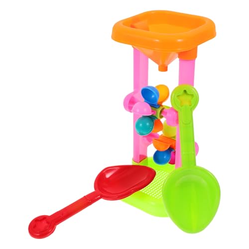 Supvox Strandsandspielzeug: 1 Set Kindersand- Und Wasserrad Strand-Sanduhrspielzeug für Kinder Wasserrad-Strandwerkzeugset (Zufällige Farbe) von Supvox