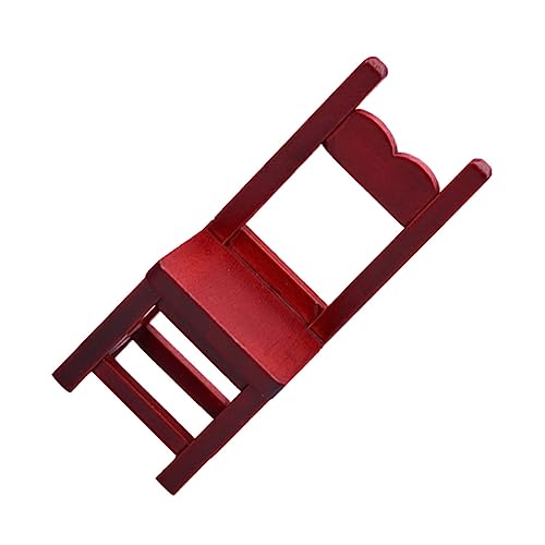 Supvox Stuhl Aus Mahagoni Puppenhauszubehör Mini-Stuhl-Modell Mini-möbelstütze Spielhaus-Stuhl- Mini-möbelmodell Spielhaus-Requisite Nachahmung Stuhlmodell Dolly- -Stuhl Holz Rot Supvox Stuhl Aus Mahagoni Puppenhauszubehör Mini-Stuhl-Modell Mini-möbelstütze Spielhaus-Stuhl- Mini-möbelmodell Spielhaus-Requisite Nachahmung Stuhlmodell Dolly- -Stuhl Holz Rot von Supvox
