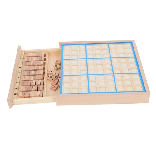 Supvox Sudoku-Schach Puzzlespiele Für Trainingsboard Für Logisches Denken Tischpuzzle Für Brettspiel Zahlen Schachbrett Hölzern Blau Supvox Sudoku-Schach Puzzlespiele Für Trainingsboard Für Logisches Denken Tischpuzzle Für Brettspiel Zahlen Schachbrett Hölzern Blau von Supvox