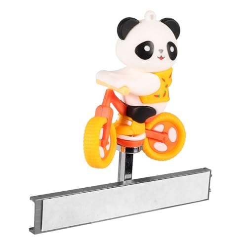Supvox Süße Panda Auto Dekoration Bewegliche Panda Figur Skateboard Interaktive Armaturenbrett Ornamente für Frauen Einfache Installation Langlebiges und Charmantes Autozubehör von Supvox