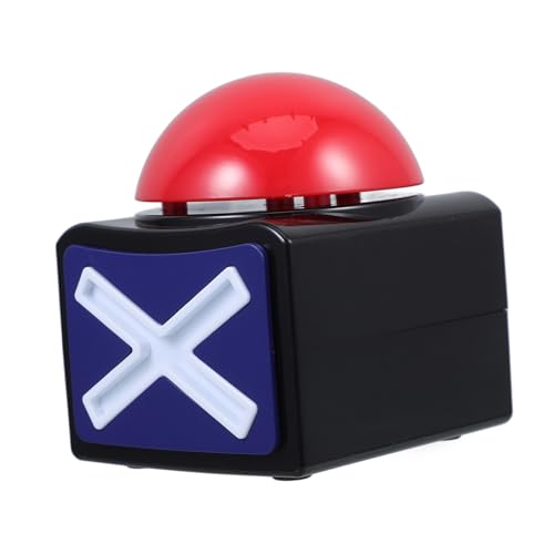 Supvox Talentshow Spielknopf Soundshow Leuchtender Partyspielknopf Wettbewerbsknöpfe Buzzer Für Das Erste Spiel Beleuchtete Buzzer Für Trivia Antwort Buzzer von Supvox