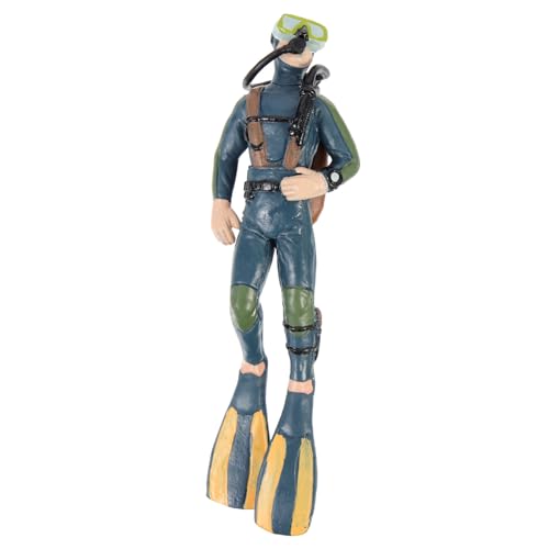 Supvox Taucherfigur Aquarium Deko Abs Umweltfreundlich Stabile Miniatur Fischbecken Ornament Für Aquarium Wohnzimmer Und Büro Dekoration von Supvox