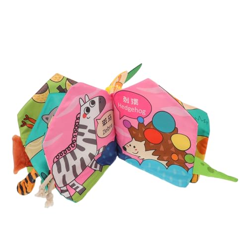 Supvox Tear Resistant Activity Cloth Book mit Tierdesign Weiches Abwischbares Lernspielzeug für Junge Mädchen Monate Motorischen und Kognitiven Entwicklung Supvox Tear Resistant Activity Cloth Book mit Tierdesign Weiches Abwischbares Lernspielzeug für Junge Mädchen Monate Motorischen und Kognitiven Entwicklung von Supvox