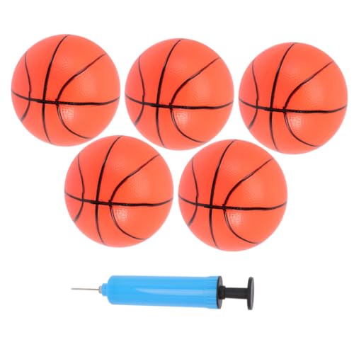 Supvox Teiliges Aufblasbares Mini Basketball Spielset für Kleine Elastische Bälle mit Pumpe als Sportspielzeug und Geburtstagsgeschenk für Jungen und Mädchen Indoor und Outdoor Geeignet Supvox Teiliges Aufblasbares Mini Basketball Spielset für Kleine Elastische Bälle mit Pumpe als Sportspielzeug und Geburtstagsgeschenk für Jungen und Mädchen Indoor und Outdoor Geeignet von Supvox