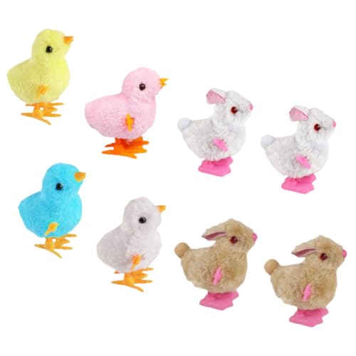 Supvox Teiliges Aufziehspielzeug Bunter Kuscheltiere Sichere Glatte Oberfläche Leichte Wind Up Tiere Hase Küken als Party Favors und Pädagogisches für Kleinkinder Supvox Teiliges Aufziehspielzeug Bunter Kuscheltiere Sichere Glatte Oberfläche Leichte Wind Up Tiere Hase Küken als Party Favors und Pädagogisches für Kleinkinder von Supvox