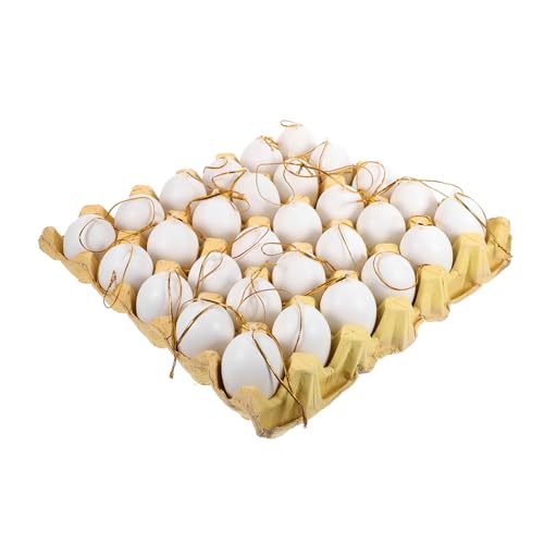 Supvox Teiliges DIY Ostereier aus Papiermache Realistische Weiße Eier mit Aufhängeschnur Kindgerechtes Bastelset zum Bemalen und Dekorieren für Osterdeko und Desktop Egg Decor Supvox Teiliges DIY Ostereier aus Papiermache Realistische Weiße Eier mit Aufhängeschnur Kindgerechtes Bastelset zum Bemalen und Dekorieren für Osterdeko und Desktop Egg Decor von Supvox