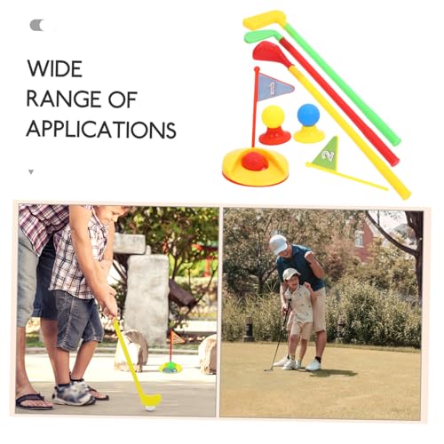 Supvox Teiliges Golfspielzeug Set Bunte Golfschläger für Kleinkinder Fördert Motorik und Geduld Geeignet für Indoor und Outdoor Sportliches Lernspielzeug für Jungen und Mädchen von Supvox
