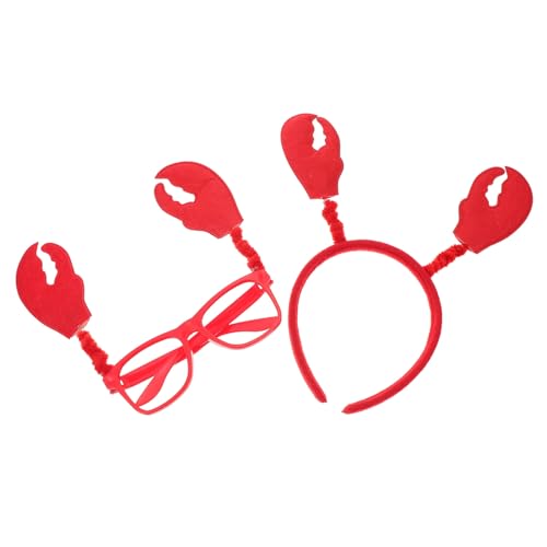 Supvox Teiliges Krabben Haarband und Brille Kreatives Party kostümzubehör für Erwachsene und Verstellbares Dekor Geeignet für Karneval Fasching Halloween und Festlichkeiten Supvox Teiliges Krabben Haarband und Brille Kreatives Party kostümzubehör für Erwachsene und Verstellbares Dekor Geeignet für Karneval Fasching Halloween und Festlichkeiten von Supvox