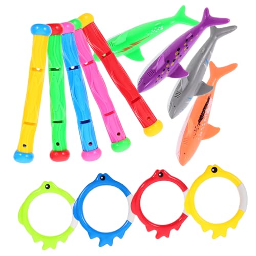Supvox Teiliges Tauchringset Schwimmspielzeug aus Robustem Kunststoff mit Haien Ringen und Sticks Wasserbeständig Sicher und Poolspielzeug für Sommer und Badespaß Supvox Teiliges Tauchringset Schwimmspielzeug aus Robustem Kunststoff mit Haien Ringen und Sticks Wasserbeständig Sicher und Poolspielzeug für Sommer und Badespaß von Supvox