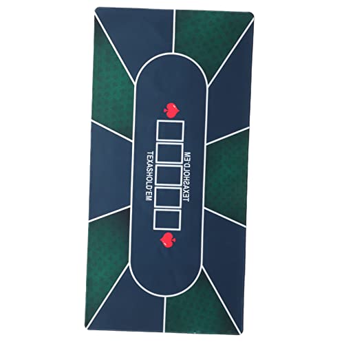 Supvox Texas Hold'em Table Pad Pokermatte Pokerkarte für Poker-Tischdecke Pokertischmatte tischdecken Rechteck -Tischdecke Brettspiel Tischdecke Kartentischdecke Spielmatten Gummi von Supvox