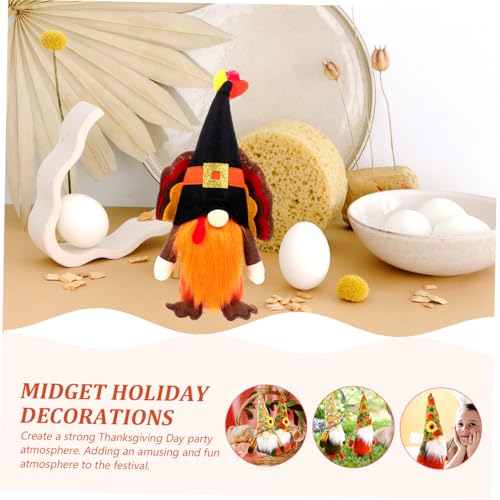 Supvox Thanksgiving Deko Gnom Puppe Kuscheliges Stofftier Festliche Herbstdekoration Geschenkidee für Geburtstag und Feiertage Supvox Thanksgiving Deko Gnom Puppe Kuscheliges Stofftier Festliche Herbstdekoration Geschenkidee für Geburtstag und Feiertage von Supvox