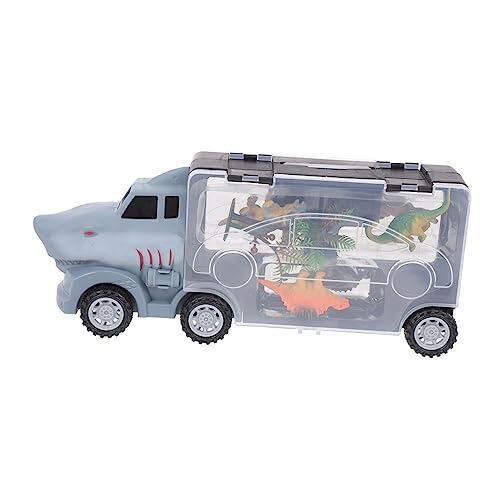 Supvox Tier Transport LKW mit Robuster Aufbewahrungs und Display Truck Tragbar mit Griff Niedliches Cartoon Design für Jungen und Mädchen Ab Jahren Supvox Tier Transport LKW mit Robuster Aufbewahrungs und Display Truck Tragbar mit Griff Niedliches Cartoon Design für Jungen und Mädchen Ab Jahren von Supvox