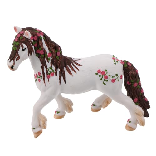 Supvox Tiermodell Pferdestatue Mini-pferdefiguren Pferde Pferdefiguren Für Spielzeugpferde Pferdespielzeug Minipferde Falsches Kleine Pferdefiguren Plastik von Supvox