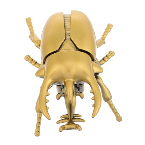 Supvox Tierspielzeug Tier für Prank für Partys Handgefertigtes Halloween Naturspielzeug realistische Fehler gefälschte Fehler Plastik Golden von Supvox