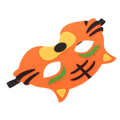 Supvox Tiger Halbmaske für Tierkostüm für Halloween Geburtstagsfeiern und Cosplay Weiche und Bequeme Materialien für Stundenlangen Tragekomfort für Rollenspiele und Verschiedene Anlässe von Supvox
