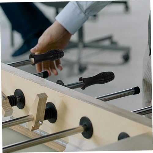 Supvox Tischfußball Griffe Langlebige rutschfeste Kunststoff handgriffe für Tischfußballmaschinen Verschleißfest Passend für Verschiedene Kickertische mit Vertikalem Anti rutsch Design von Supvox