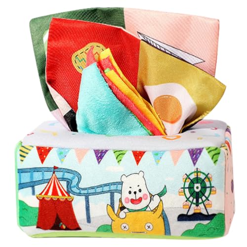 Supvox Tissue Box Jahre Sensory Motorik Lernspielzeug mit Reißfesten Tüchern Waschbar und Wiederverwendbar Fördert Feinmotorik und Problemlösung für Kleinkinder Supvox Tissue Box Jahre Sensory Motorik Lernspielzeug mit Reißfesten Tüchern Waschbar und Wiederverwendbar Fördert Feinmotorik und Problemlösung für Kleinkinder von Supvox