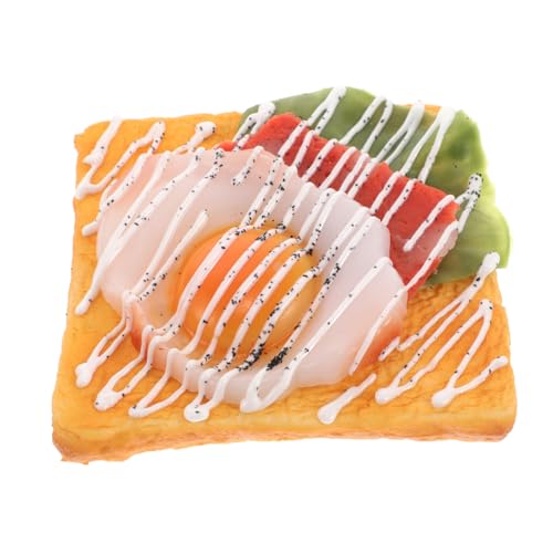 Supvox Toast küchen Dekoration gefälschtes Sandwich Simulation Brot Hamburger- simuliertes Brot künstliches Sandwich simuliertes Essen Brotscheiben Brotverzierung Harz Supvox Toast küchen Dekoration gefälschtes Sandwich Simulation Brot Hamburger- simuliertes Brot künstliches Sandwich simuliertes Essen Brotscheiben Brotverzierung Harz von Supvox