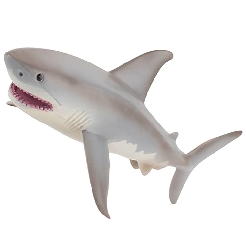 Supvox Tolles weißes Hai -Modell Simulation Hai Figur Hai-Figuren- Haie Modellspielzeug Hai- künstliche Hai-Verzierung simulierte Meerestiermodelle Haidekoration PVC Supvox Tolles weißes Hai -Modell Simulation Hai Figur Hai-Figuren- Haie Modellspielzeug Hai- künstliche Hai-Verzierung simulierte Meerestiermodelle Haidekoration PVC von Supvox