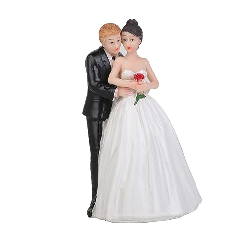 Supvox Tortenfigur aus Romantischer Cake Topper für Hochzeiten Dekorative Figur für Hochzeitstorte mit Rosen Feierlichkeiten Supvox Tortenfigur aus Romantischer Cake Topper für Hochzeiten Dekorative Figur für Hochzeitstorte mit Rosen Feierlichkeiten von Supvox