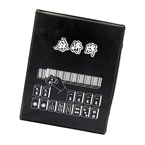 Supvox Tragbares Mahjong Reiseset Kompaktes Mini Spiel mit Stabilem Material und Aufbewahrungsbox Leicht und Praktisch für Unterwegs Party und Freizeit Traditionelles Chinesisches von Supvox