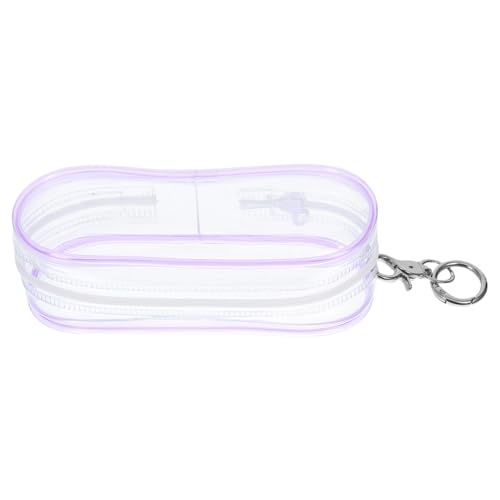Supvox Transparente Mini Puppen Aufbewahrungstasche mit Stabilem PVC Praktischer Hängeschnalle Kompakt und Langlebig für Kleine Puppen und Zubehör Tragbar für Unterwegs und Vielseitige von Supvox