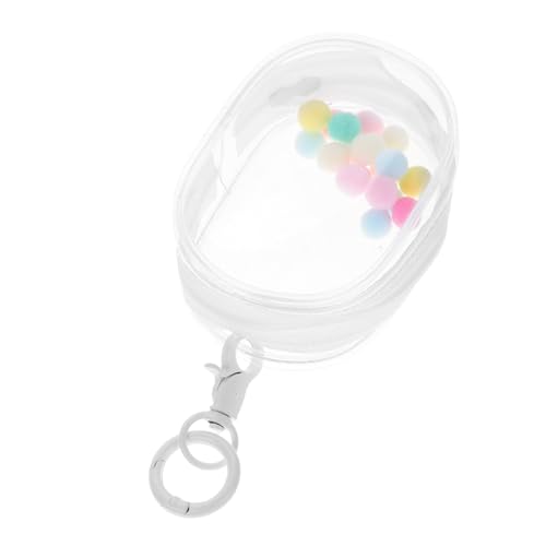 Supvox Transparente PVC Puppentasche mit Schlüsselanhänger und Quaste Klare Figuren Display Tasche mit Doppelreißverschluss Tragbare Mini Aufbewahrungstasche für Sammler Stylischer Supvox Transparente PVC Puppentasche mit Schlüsselanhänger und Quaste Klare Figuren Display Tasche mit Doppelreißverschluss Tragbare Mini Aufbewahrungstasche für Sammler Stylischer von Supvox