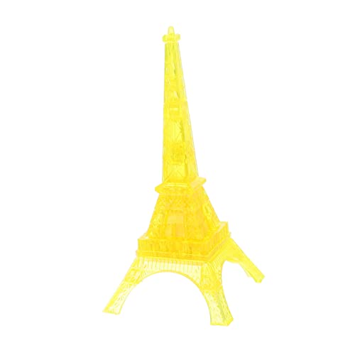 Supvox Transparentes Kristall Puzzle Eiffelturm Modell Bausatz für Glatte Sichere Bausteine Dekoratives Lernspielzeug für Kleinkinder Fördert Kreativität und Hand Auge Koordination von Supvox