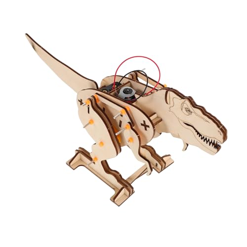 Supvox Tyrannosaurus Rex-montagespielzeug Baukasten Dinosaurier-actionfiguren Dinosaurier-bausatz Dinosaurier-montagespielzeug Vorbau-Sets Für Dinosaurier-Figur Holz von Supvox