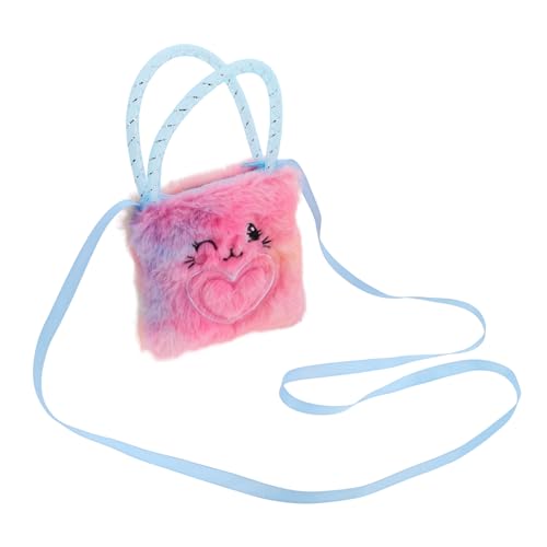 Supvox Umhängetasche Für Geldbörse Für Pelzhandtasche Der Mädchenkartenpelz Frauen Tierformbeutel Kleine Umhängetasche Für Mädchen Geldbörse Für Mädchen Plüsch von Supvox