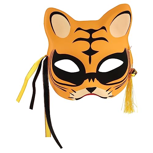 Supvox Unisex Leuchtende Tiger Maske Halbmaske für Cosplay und Partys für Halloween Karneval und Rollenspiel Events Komfortable Passform Einzigartiges Design Supvox Unisex Leuchtende Tiger Maske Halbmaske für Cosplay und Partys für Halloween Karneval und Rollenspiel Events Komfortable Passform Einzigartiges Design von Supvox